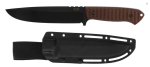 Nóż Za-Pas Expendable Brown Toxic Micarta Black Cerakote NMV (EXT-CE-M-BR)