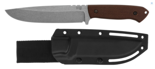 Nóż Za-Pas Expendable Brown Micarta, Acid Stonewashed NMV (EX-ST-M-BR)-1 44536