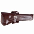 Kabura Sheriff do rewolweru czarnoprochowego 8" otwarta brązowa (skóra naturalna)-2 44622