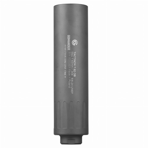Tłumik nierdzewny Gommander Tactinox 7.62 OB nasuwany, 42 mm szary 5/8x24-1 44667