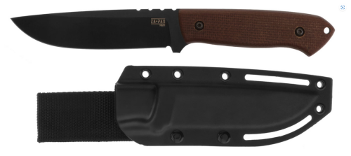 Nóż Za-Pas Ultra Outdoor Brown Micarta, Black Cerakote O2 (UO-CE-M-BR)-1 44712