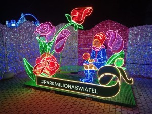 Park Miliona Świateł. Baśniowy Ogród Światła w Parku Źródliska w Łodzi