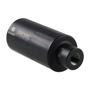 Tłumik stalowy Gommander Tactinox 9 S PCC DT nienasuwany, TBO.9122_3-1_2X36TPI-BK, 49 mm czarny, produkt cywilny