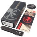 Nóż automatyczny OTF Microtech Ultratech D/E Jedi Knight Signature Black Aluminum, Blue P/S M390 by Tony Marfione (122-2JK)-2 44791
