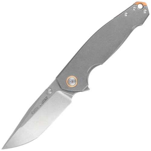 Nóż składany Viper Katla Stonewashed Titanium, Stonewashed M390 by Jesper Voxnaes (V5982TI)-1 44803