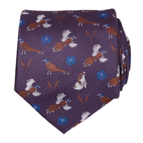 Krawat Chevalier Spaniel Silk Tie-1 44871
