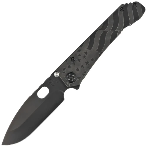 Nóż składany Medford 187 DP PVD Blade, PVD Ghost Flag Handle, PWD HW, PVD/Bronze Flats Clip, D2 (MK002DPQ-30PV-TPCP-Q4)-1 44878