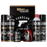 Duży zestaw RifleCX Handgun do konserwacji broni palnej krótkej pistoletów. Pudełko prezentowe. Box 