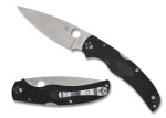 Nóż składany Spyderco Native Chief Black FRN, Satin Plain CTS BD1N by Sal, Eric Glesser (C244PBK)