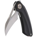 Nóż składany Bestech Bihai Black G10, Stonewash/Satin 14C28N by Ostap Hel (BG53A-1)-6 44915
