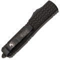Nóż automatyczny OTF Microtech Ultratech D/E Sith Lord Signature Tri-Grip Black Aluminum, Red M390 by Tony Marfione (122-1SL)-2 44937