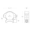 Montaż lunety Hawke Precision Steel niski 30 mm Weaver z dźwignią-2 45168