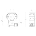 Montaż lunety Hawke Tactical bardzo wysoki 30 mm Weaver-2 45186