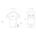 Montaż lunety Hawke Match wysoki 1" Dovetail-2 45195
