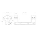 Montaż lunety jednoczęściowy Hawke Match wysoki 30 mm Dovetail-2 45199