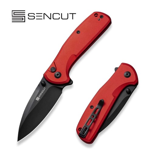 Nóż składany Sencut ArcBlast Red Aluminium, Black 9Cr18MoV (S22043B-4)-1 45351