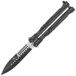 Nóż składany motylek Third Balisong Black Stainless Steel, Two-Tone 420 (K2448)