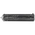 Nóż składany motylek Third Balisong Black Stainless Steel, Two-Tone 420 (K2448)-2 45386