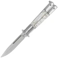 Nóż składany motylek Third Balisong Pearl / Stainless Steel, Satin 420 (K2097)-1 45392