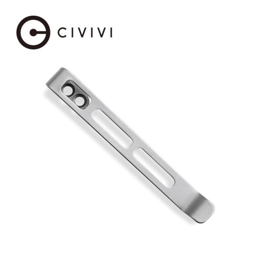 Klips Civivi Silver Stainless Steel, bez śrub (CA-06B-V1)-1 45398