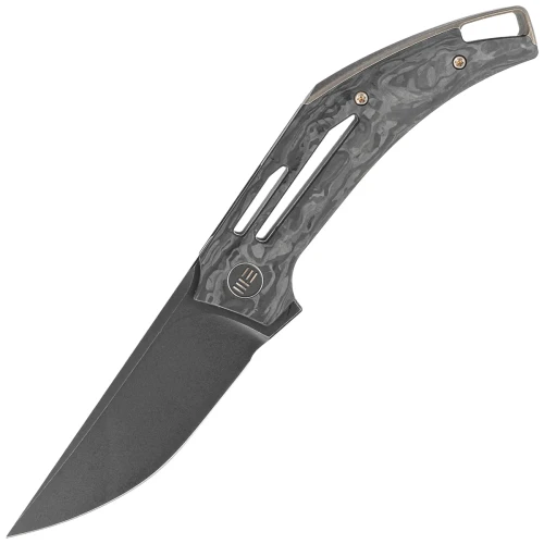 Nóż składany WE Knife Speedliner Shredded Carbon Fiber, Black Stonewashed CPM 20CV by Tashi Bharucha (WE22045B-2)-1 45414
