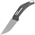 Nóż składany WE Knife Speedliner Twill Carbon Fiber, Silver Bead Blasted CPM 20CV by Tashi Bharucha (WE22045B-1)-1 45415