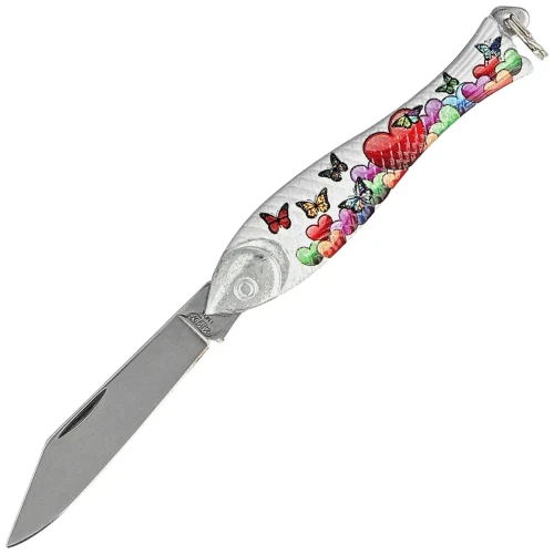 Nóż składany Mikov Fishlet 130 Valentine's Day (130-NZn-1/LASKA EZ)-1 45421