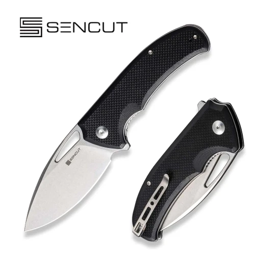 Nóż składany Sencut Phantara Black Coarse G10, Stonewashed 9Cr18MoV (S23014-1)-1 45439