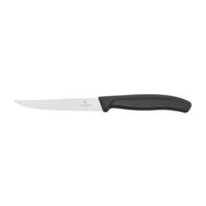 Nóż stekowy Victorinox 6.7233.20 ząbkowany, szpiczasty, czarny