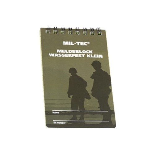 Notes wodoodporny Mil-Tec 75 x 130 mm oliwkowy-1 45560