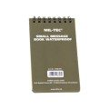 Notes wodoodporny Mil-Tec 75 x 130 mm oliwkowy-2 45560
