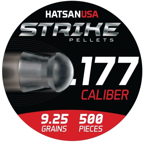 HatsanUSA Strike .177/4.51mm, Airgun Pellets, 500 psc 0.60g/9.25gr (HA30202-1)-1 45572