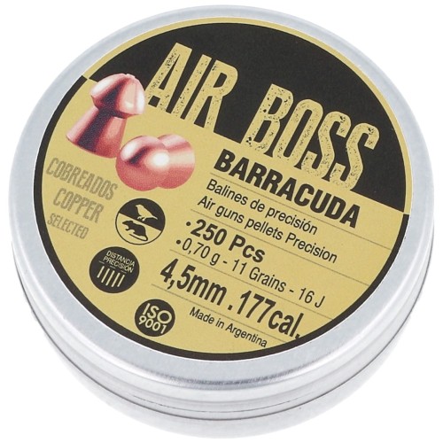 Śrut Apolo Air Boss Barracuda Copper 4.52 mm, 250 szt. 070.g/ 11.0gr (30003-2)-1 45579