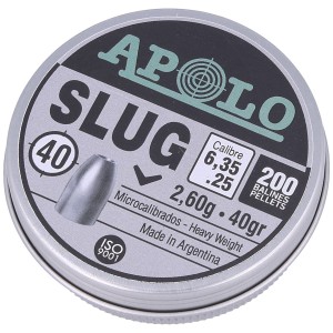 Śrut Apolo Slug 40gr 6.35mm, 200szt (E19304)