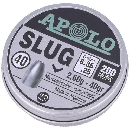 Śrut Apolo Slug 40gr 6.35mm, 200szt (E19304)-1 45580