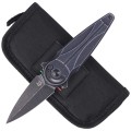 Nóż składany FOX Saturn Black Aluminium, Black Stone Washed N690Co by Denis Simonutti (FX-551 ALB)-4 45601