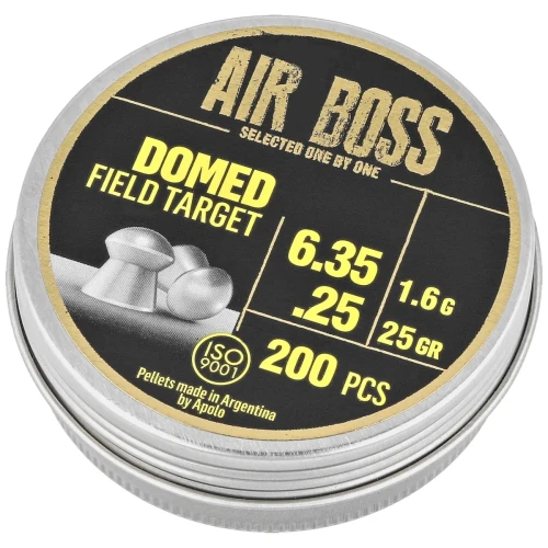 Śrut Apolo Air Boss Domed Field Target 6.35 mm, 200 szt. 1.60g/25.0gr (30206)-1 45617