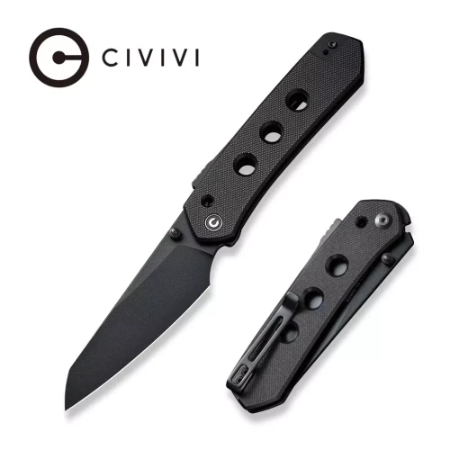 Nóż składany Civivi Vision FG Black G10, Black Nitro-V by Snecx Tan (C22036-1)-1 45624
