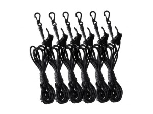 Odciąg TigerWood Silk 2m/6 szt. czarny