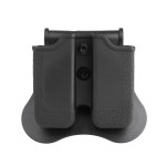 ASG - Ładownica na dwa magazynki do pistoletu CZ P-09 - Czarny - 18469