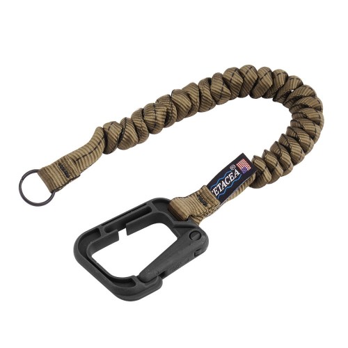 Cetacea Tactical - Poly-Bina Covered Mini Coil Tether - Coyote Brown-1 45991