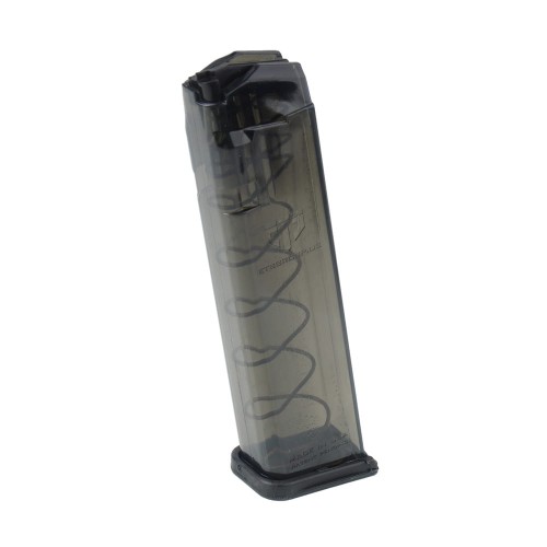 ETS - Magazynek polimerowy do Glock 17 / 19 / 26 / 34 - 9x19 mm - 22 naboje -  Carbon Smoke Series - SMK-GLK-9-22-1 46308