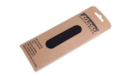 FOSCO - Sznurowadła - 160cm - Czarny-1 46352