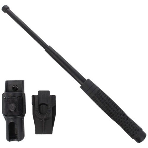ESP - Hartowana pałka teleskopowa z kaburą - 16" - Rękojeść ergonomiczna - Czarny - ExB-16HE BLK BH-54-1 46362