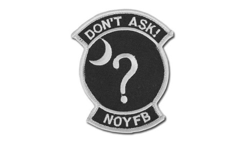 FOSTEX - Naszywka - Don t Ask - Czarny-1 46466