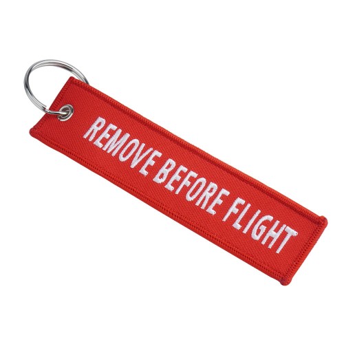 Fostex - Brelok do kluczy Remove Before Flight - Czerwony-1 46476