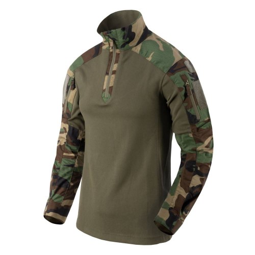 Helikon - Bluza MCDU Combat Shirt - Woodland / Olive Green - BL-MCD-SP-0302A-1 46796