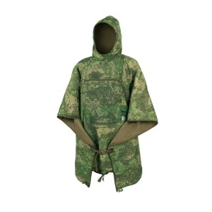 Helikon - Poncho ocieplane Swagman Roll - Climashield Apex - PenCott WildWood - PO-SMR-NL-45
