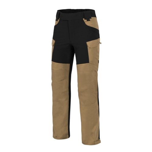 Helikon - Spodnie outdoorowe Hybrid Outback Pants - DuraCanvas - Coyote / Czarne - SP-HOP-DC-1101A-1 47450