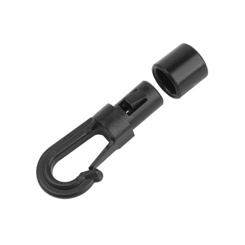 ITW Nexus - Hak z montażem do linki Shockcord Hook - Czarny - 35I-KH5-BLK-1 47525